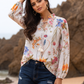 Printed Poplin Top for women