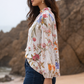Printed Poplin Top for women