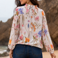 Printed Poplin Top for women