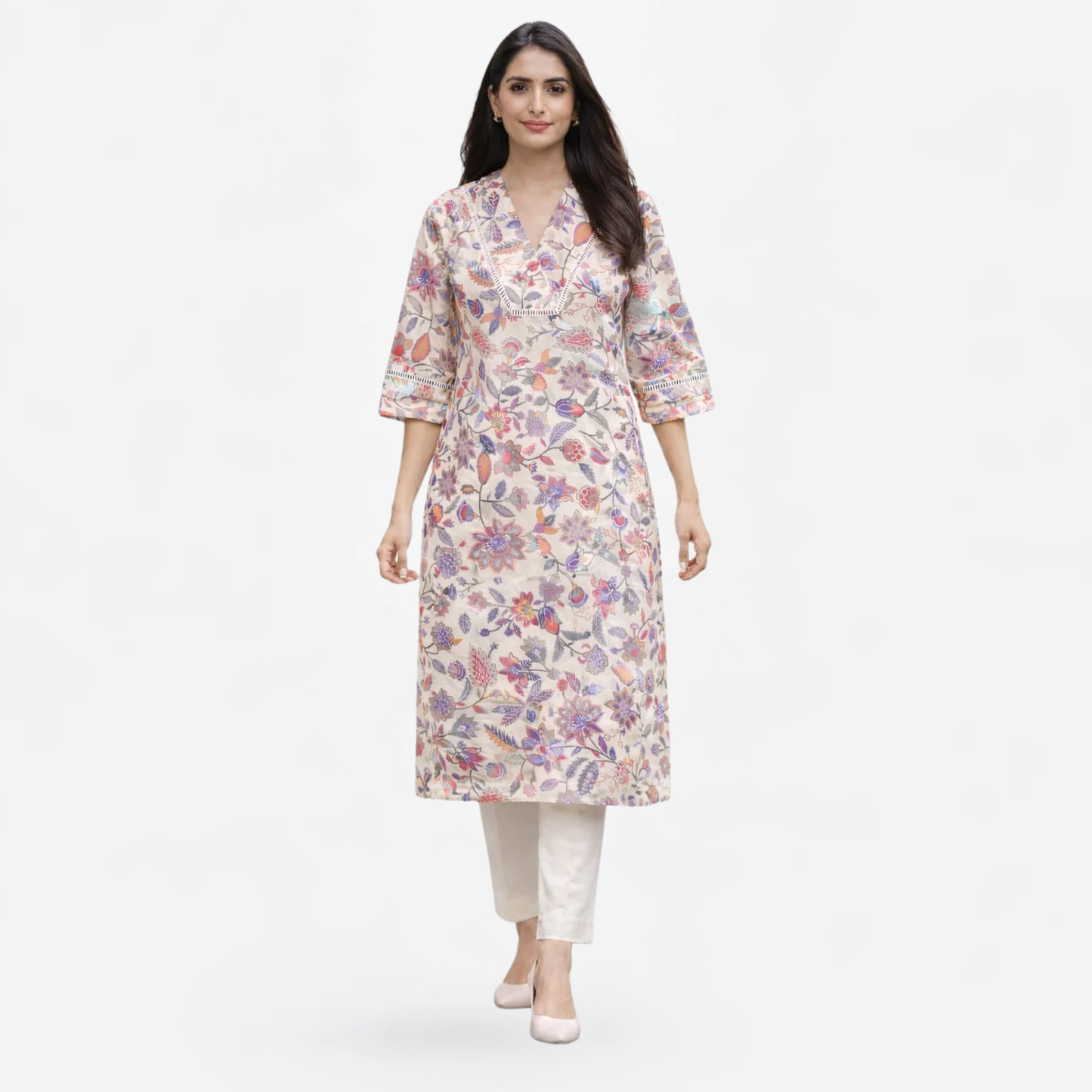 long kurta for women - Elya