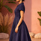 Navy Blue One Piece Dress for Women